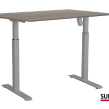 SUN-FLEX®EASYDESK ADAPT: 610662 SUN-FLEX®EASYDESK ADAPT I White Aluminium, Greylaminate 120*80 cm