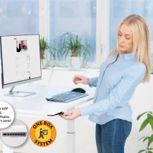 SUN-FLEX®EASYDESK ELITE: SUN-FLEX®EASYDESK ELITE, white (RAL 9010, Pure White) <br>Art.no 610703