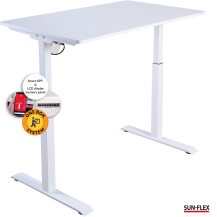 SUN-FLEX®EASYDESK ELITE: SUN-FLEX®EASYDESK ELITE, white (RAL 9010, Pure White) <br>Art.no 610703