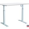 SUN-FLEX®EASYDESK ADAPT: 610772 SUN-FLEX®EASYDESK ADAPT I Pure White, Whitelaminate 120*80 cm