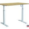 SUN-FLEX®EASYDESK ADAPT: 610792 SUN-FLEX®EASYDESK ADAPT I Pure White, Birchlaminate 120*80 cm