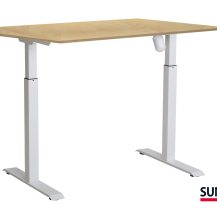 SUN-FLEX®EASYDESK ADAPT: 61092 SUN-FLEX®EASYDESK ADAPT I Pure White, Birchlaminate 120*80 cm