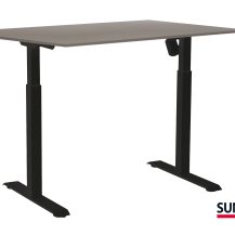 SUN-FLEX®EASYDESK ADAPT: 610862 SUN-FLEX®EASYDESK ADAPT I Traffic Black, Greylaminate 120*80 cm