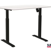 SUN-FLEX®EASYDESK ADAPT: 610874 SUN-FLEX®EASYDESK ADAPT I Traffic Black, Whitelaminate 140*80 cm