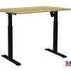 SUN-FLEX®EASYDESK ADAPT: 610892 SUN-FLEX®EASYDESK ADAPT I Traffic Black, Birchlaminate 120*80 cm