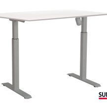 SUN-FLEX®EASYDESK ADAPT: 611672 SUN-FLEX®EASYDESK ADAPT II White Aluminium, Whitelaminate 120*80 cm