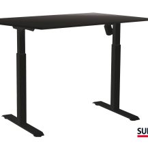 SUN-FLEX®EASYDESK ADAPT: 611882 SUN-FLEX®EASYDESK ADAPT II Traffic Black, Blacklaminate 120*80 cm