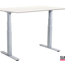 SUN-FLEX®EASYDESK ADAPT: 612672 SUN-FLEX®EASYDESK ADAPT VI White Aluminium, Whitelaminate 120*80 cm