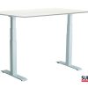 SUN-FLEX®EASYDESK ADAPT: 612772 SUN-FLEX®EASYDESK ADAPT VI Pure White, Whitelaminate 120*80 cm