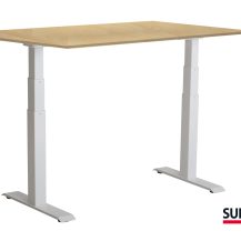 SUN-FLEX®EASYDESK ADAPT: 612794 SUN-FLEX®EASYDESK ADAPT VI Pure White, Birchlaminate 140*80 cm