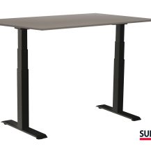 SUN-FLEX®EASYDESK ADAPT: 612864 SUN-FLEX®EASYDESK ADAPT VI Traffic Black, Greylaminate 140*80 cm