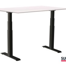 SUN-FLEX®EASYDESK ADAPT: 612872 SUN-FLEX®EASYDESK ADAPT VI Traffic Black, Whitelaminate 120*80 cm