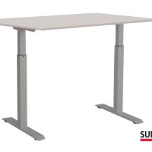 SUN-FLEX®EASYDESK ADAPT: 613664 SUN-FLEX®EASYDESK ADAPT III White Aluminium, Greylaminate 140*80 cm