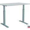SUN-FLEX®EASYDESK ADAPT: 613666 SUN-FLEX®EASYDESK ADAPT III White Aluminium, Greylaminate 160*80 cm SUN-FLEX®EASYDESK ADAPT: 613666 SUN-FLEX®EASYDESK ADAPT III White Aluminium, Greylaminate 160*80 cm