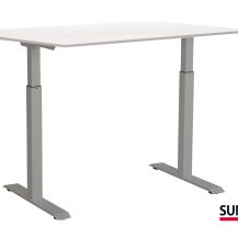 SUN-FLEX®EASYDESK ADAPT: 613674 SUN-FLEX®EASYDESK ADAPT III White Aluminium, Whitelaminate 140*80 cm