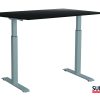SUN-FLEX®EASYDESK ADAPT: 613684 SUN-FLEX®EASYDESK ADAPT III White Aluminium, Blacklaminate 140*80 cm SUN-FLEX®EASYDESK ADAPT: 613684 SUN-FLEX®EASYDESK ADAPT III White Aluminium, Blacklaminate 140*80 cm