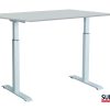 SUN-FLEX®EASYDESK ADAPT: 613766 SUN-FLEX®EASYDESK ADAPT III Pure White, Greylaminate 160*80 cm SUN-FLEX®EASYDESK ADAPT: 613766 SUN-FLEX®EASYDESK ADAPT III Pure White, Greylaminate 160*80 cm