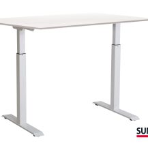 SUN-FLEX®EASYDESK ADAPT: 613772 SUN-FLEX®EASYDESK ADAPT III Pure White, Whitelaminate 120*80 cm