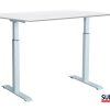 SUN-FLEX®EASYDESK ADAPT: 613776 SUN-FLEX®EASYDESK ADAPT III Pure White, Whitelaminate 160*80 cm SUN-FLEX®EASYDESK ADAPT: 613776 SUN-FLEX®EASYDESK ADAPT III Pure White, Whitelaminate 160*80 cm