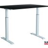 SUN-FLEX®EASYDESK ADAPT: 613786 SUN-FLEX®EASYDESK ADAPT III Pure White, Blacklaminate 160*80 cm SUN-FLEX®EASYDESK ADAPT: 613786 SUN-FLEX®EASYDESK ADAPT III Pure White, Blacklaminate 160*80 cm