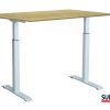 SUN-FLEX®EASYDESK ADAPT: 613794 SUN-FLEX®EASYDESK ADAPT III White Aluminium, Birchlaminate 140*80 cm SUN-FLEX®EASYDESK ADAPT: 613794 SUN-FLEX®EASYDESK ADAPT III White Aluminium, Birchlaminate 140*80 cm