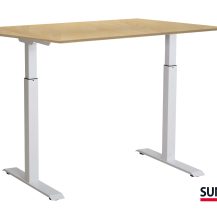 SUN-FLEX®EASYDESK ADAPT: 613796 SUN-FLEX®EASYDESK ADAPT III Pure White, Birchlaminate 160*80 cm