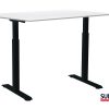 SUN-FLEX®EASYDESK ADAPT: 613872 SUN-FLEX®EASYDESK ADAPT III Traffic Black, Whitelaminate 120*80 cm SUN-FLEX®EASYDESK ADAPT: 613872 SUN-FLEX®EASYDESK ADAPT III Traffic Black, Whitelaminate 120*80 cm