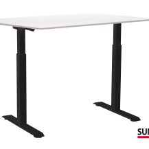 SUN-FLEX®EASYDESK ADAPT: 613872 SUN-FLEX®EASYDESK ADAPT III Traffic Black, Whitelaminate 120*80 cm