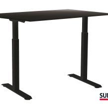 SUN-FLEX®EASYDESK ADAPT: 613884 SUN-FLEX®EASYDESK ADAPT III Traffic Black, Blacklaminate 140*80 cm