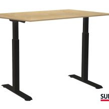 SUN-FLEX®EASYDESK ADAPT: 613896 SUN-FLEX®EASYDESK ADAPT III Traffic Black, Birchlaminate 160*80 c