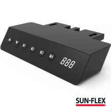 SUN-FLEX®DESKFRAME II: Memory control, with LCD-display