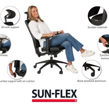 SUN-FLEX®OFFICECHAIR HB: SUN-FLEX®OFFICECHAIR HB Art.no.: 250505