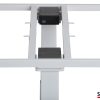 SUN-FLEX®DESKFRAME VI: SUN-FLEX®DESKFRAME VI, Pure White, art.nr. 600706 dubbla motorer