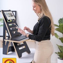 SUN-FLEX®EASYDESK RISE: SUN-FLEX®EASYDESK RISE, Natural Black (svart), art.nr.: 620803