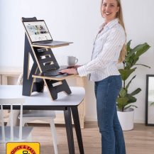 SUN-FLEX®EASYDESK RISE: SUN-FLEX®EASYDESK RISE, Natural Black, art.no.: 620803