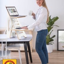 SUN-FLEX®EASYDESK RISE: SUN-FLEX®EASYDESK RISE, Natural White (vit), art.nr.: 620703